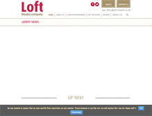 Tablet Screenshot of loft-theatre.co.uk